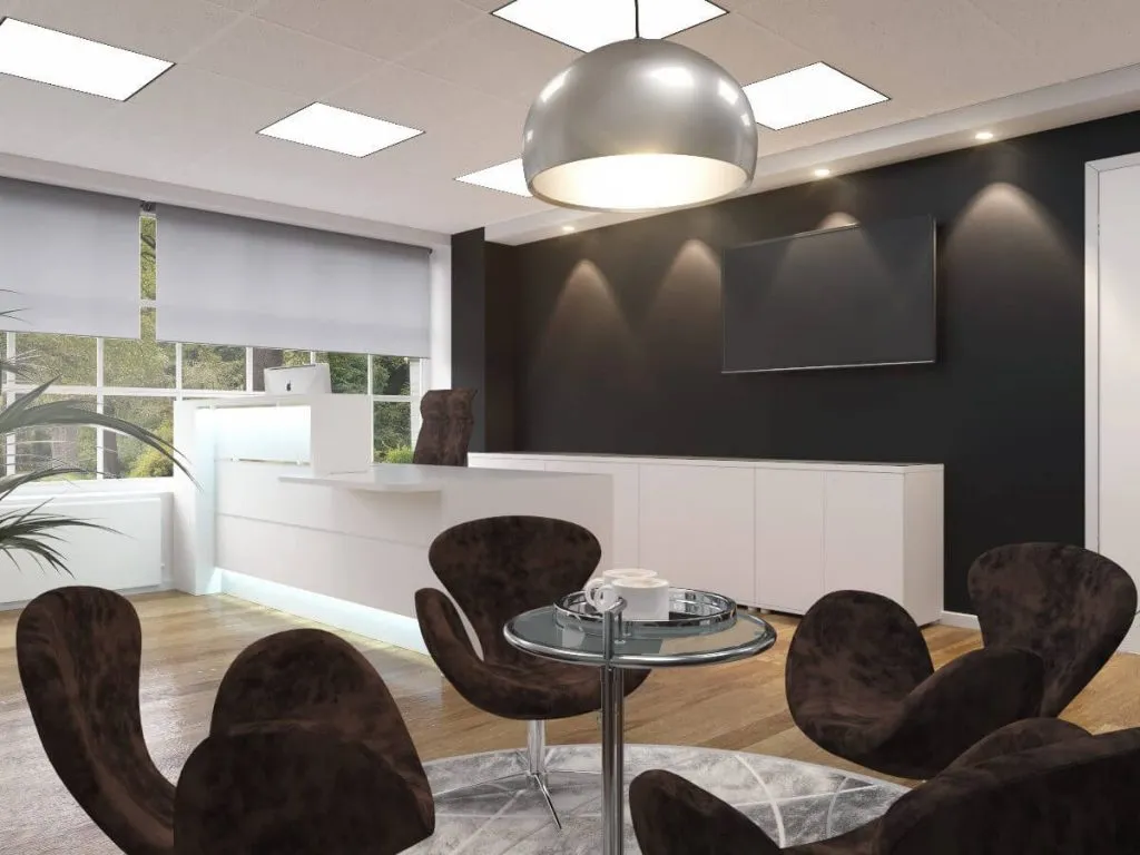 Streamlined commercial interior with durable features – BPF space 4