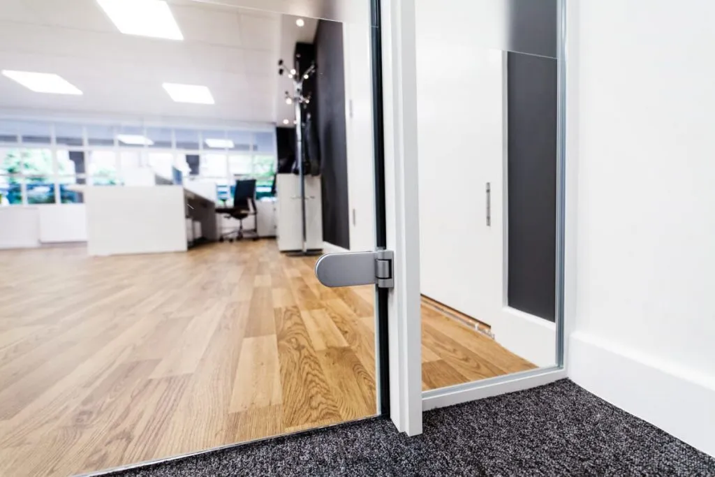 Clean executive workplace with branding focus – Global Coal 11