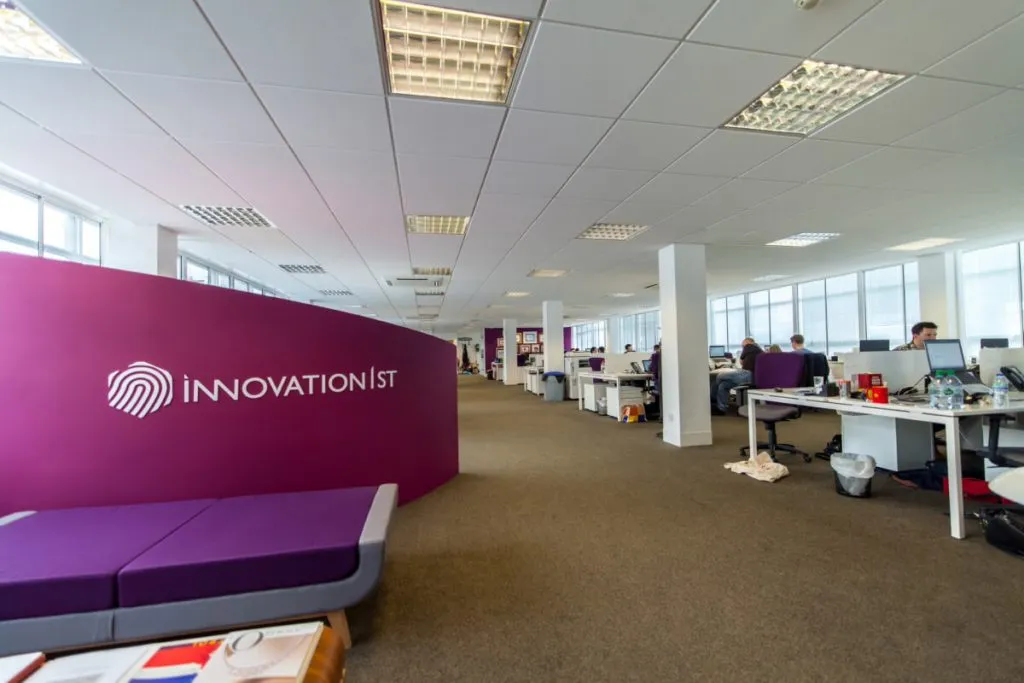 Modern office interior design at Innovation 1st workspace