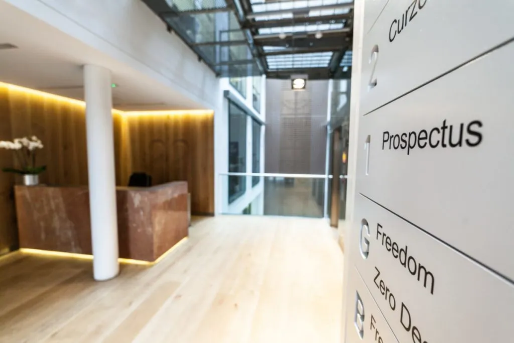 Contemporary office design for Prospectus workplace