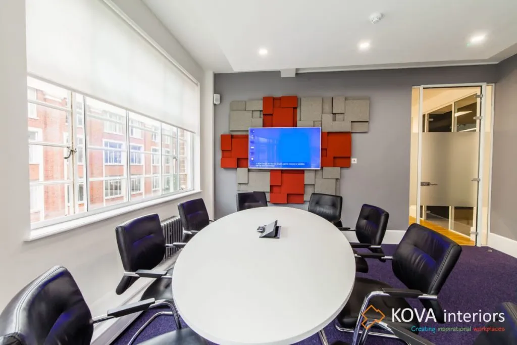 Functional interiors for productivity-focused workspace – Syntel office concept 9