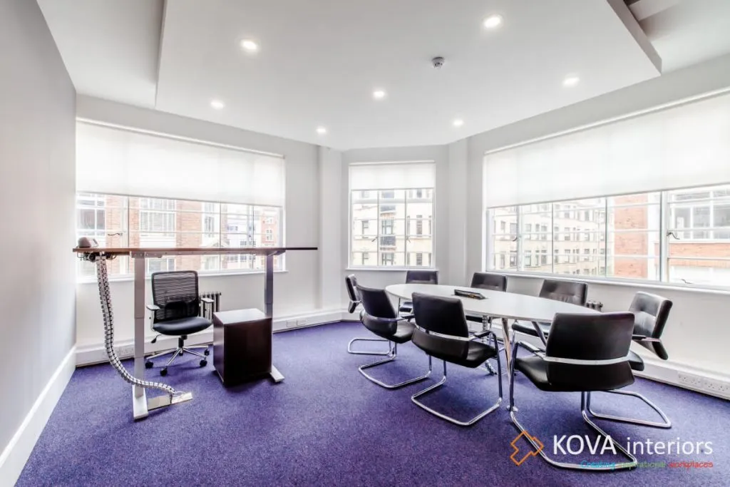 Functional interiors for productivity-focused workspace – Syntel office concept 1