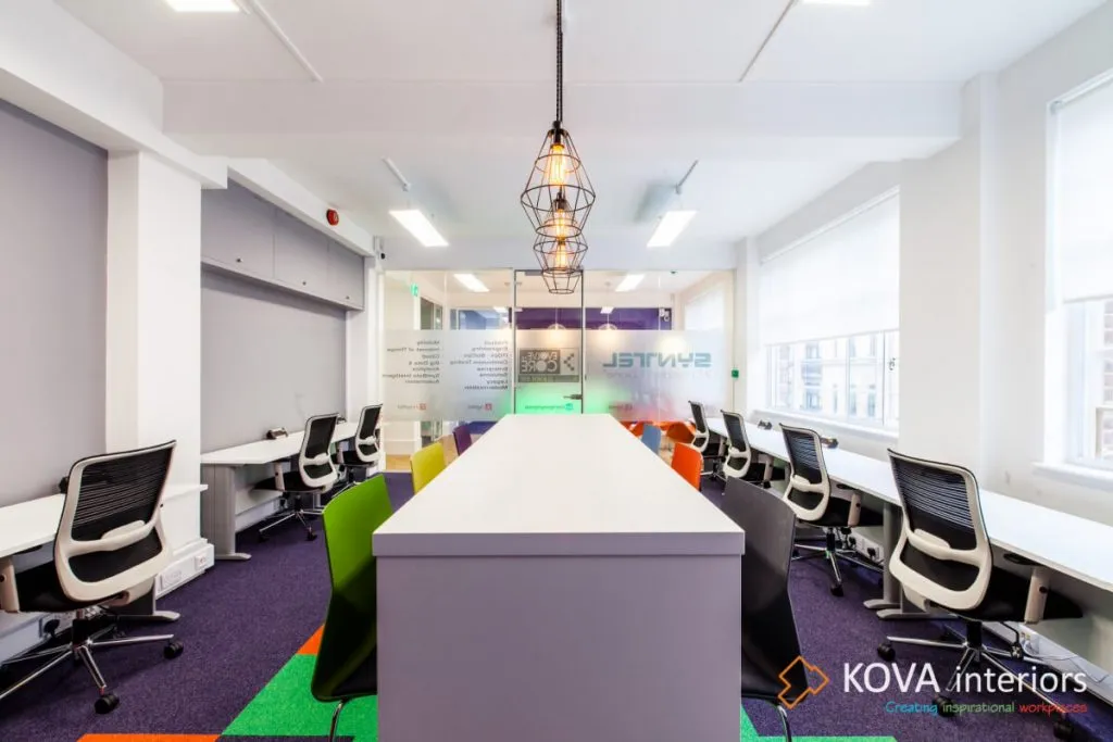 Corporate workspace with minimalist design – Syntel view #5