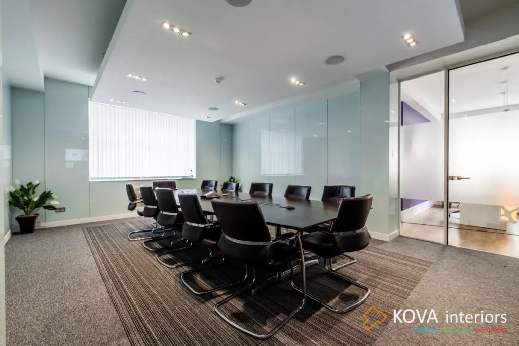 Corporate workspace with minimalist design – Syntel view #12