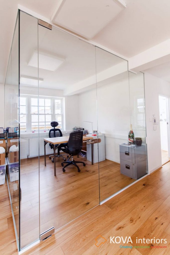 Office fit out project for Virgin Racing
