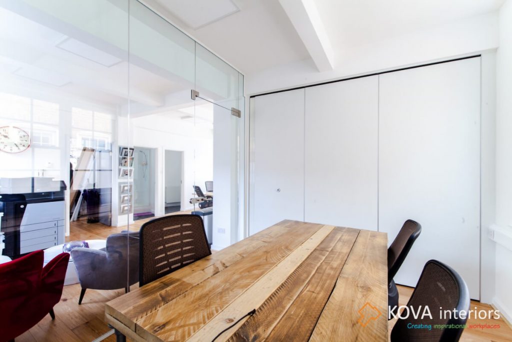 Office fit out project for Virgin Racing