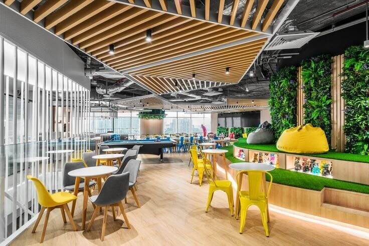 A sustainable and eco friendly office